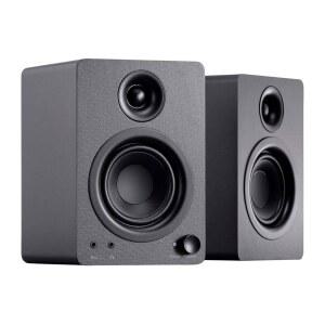 모노프라이스 DT-3 50와트 멀티미디어 데스크톱 기반 스피커는 가정, 사무실, 게임 또는 엔터테인먼트 환경에 완벽하게 적합합니다. 블랙