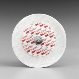 3M-2238 전극 EKG /ECG 레드 도트 천 성인용 가방당 6cm 50 x 3M 부품 번호 2238