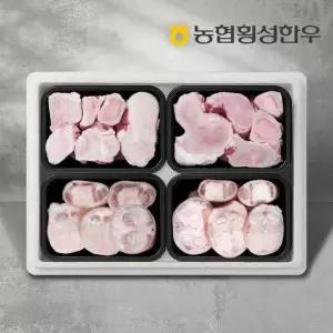 [농협횡성한우] 효도보신세트 7호 2.8kg (사골2팩+우족2팩) /팩당700g