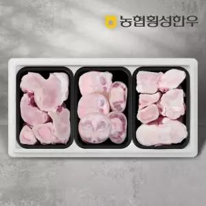 [농협횡성한우] 효도보신세트 10호 2.1kg (사골2팩+우족1팩) /팩당700g