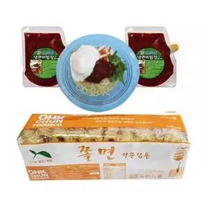 옥천 쫄면2kg+비빔장500gx2봉 (10인분) 비빔쫄면,쫄면사리