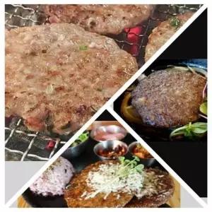 엄마손 수제 양념떡갈비 스테이크-5kg(100gx50장)업소용떡갈비,식당떡갈비