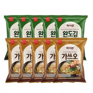 삼립 하이면 2종 10개 (가쓰오x5개 + 완도김x5개)