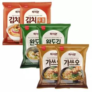 삼립 하이면 3종 6개 (완도김x2개 +가쓰오x2개 +김치x2개)