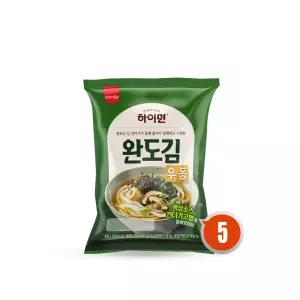 삼립 하이면 완도김 우동 205g x5개