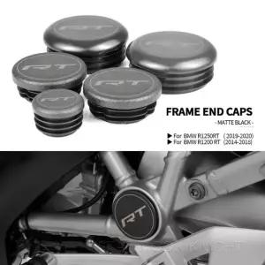 오토바이 프레임 홀 커버 캡 플러그, 장식 엔드 캡, BMW R1200RT 2014-201 NO LOGO