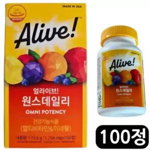 얼라이브 원스데일리 멀티비타민 100정 2박스 200일분