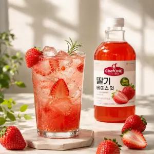쉐프원 대용량 딸기 베이스잇 830g