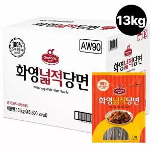 쉐프원 대용량 화영넓적당면 13kg