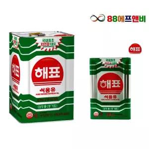 사조해표 식용유 콩기름 18L