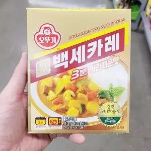 오뚜기 백세카레 3분 약간 매운맛 200g