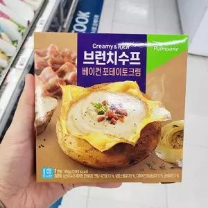 풀무원 브런치수프 베이컨 포테이토 크림 180g 아이스박스포장