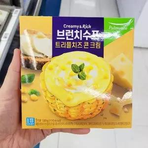 풀무원 브런치수프 트리플치즈 콘 크림 180g 아이스박스포장