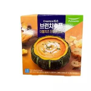 풀무원 브런치수프 더블치즈 단호박 크림 180g 아이스박스포장