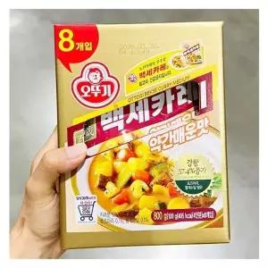 오뚜기 백세카레 약간매운맛 100G X 8