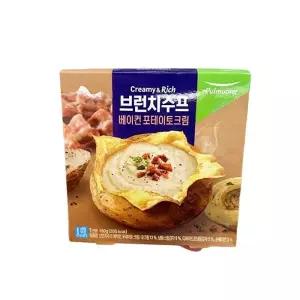 풀무원 브런치수프 베이컨 포테이토 크림 180g 아이스박스포장