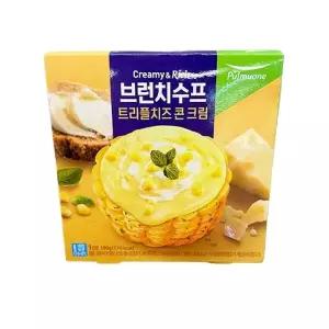 풀무원 브런치수프 트리플치즈 콘크림 180g 아이스박스포장