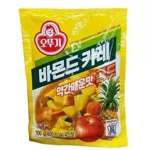 오뚜기 바몬드카레골드 약매운 100G X 3개