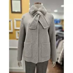 [셀러허브 1]BCBG 세이브존01 싱글 탈부착 머플러 핸드메이드 코트 B5DAH821 (43189928)