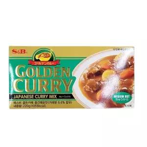 에스비 골든 카레 중간 매운맛 220g