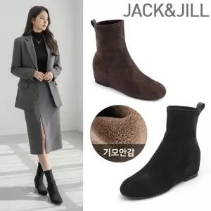 [잭앤질]잭앤질 기모안감 키높이 앵클부츠(JD5760)