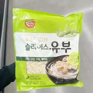 동원 유부의달인 슬라이스 유부 500g 아이스박스포장