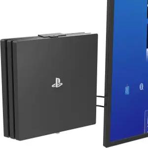 PS4 프로용 바이리코 월 마운트 벽 또는 책상 아래에 솔리드 메탈