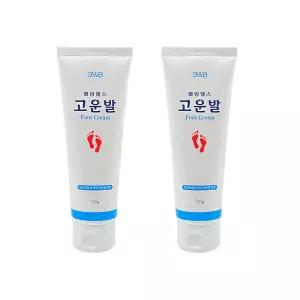 웰빙헬스팜 고운발 발크림 풋크림 튜브형 120g x2개
