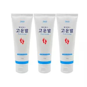 웰빙헬스팜 고운발 발크림 풋크림 튜브형 120g x3개