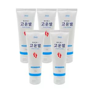웰빙헬스팜 고운발 발크림 풋크림 튜브형 120g x5개