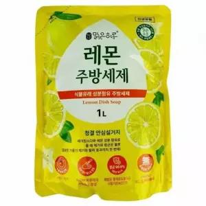 말끔한나라 맑은하루 주방 리필 레몬 개 세제