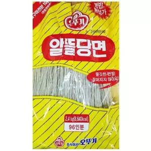 당면 알뜰 오뚜기 2.4kg 고구마 전분 잡채 찰당면