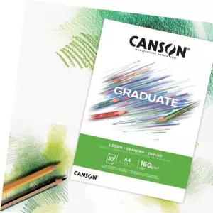160g 드로잉패드 콘테 A4 작업 graduate 캔손 색연필
