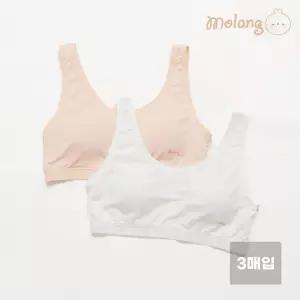 피아소 몰랑 주니어 텐셀 자카드 1단계 2단계 브라 X 3매입