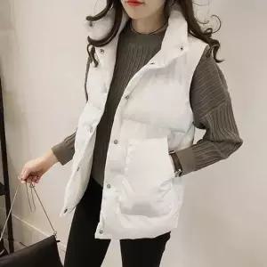 셀럽하우스 주머니 데일리 겨울 패딩 레이어드 여성 교복 조끼