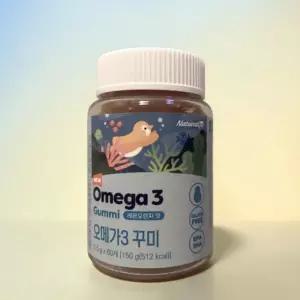 네추럴라이즈 오메가3 꾸미 키즈 레몬오렌지맛 60구미 1개