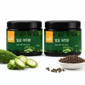[토종마을] 발효여주환 120g X 2통 국산 발효여주 2400정 3개월분 혈당관리 쓰지 않은 환