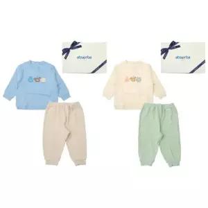 [갤러리아] (압소바출산,백일,돌,귀여운유아복,압소바실내복세트)토모상하(A11-13004)