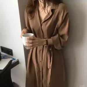 트렌치 아우터 2컬러 코드 반코트 가을 외투 자켓 여자
