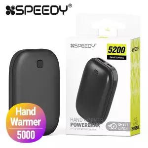 스피디 휴대용 손난로 보조배터리 5200mAh 파우치 포함 겨울/보온/한파/캠핑/출퇴근