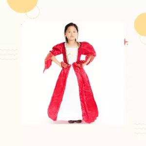 의상 아동의상 할로윈 공주드레스 파티용 벨벳 중세풍 여아원피스 역할놀이