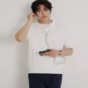 빈폴 멘 미니 케이블 칼라넥 니트 - 화이트 BC6451C441 6444637