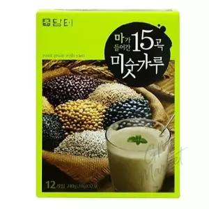 마가 들어간 15곡 미숫가루 스틱 12t 아침 식사 대용 곡물차 영양 간식 아침대용 든든한간식