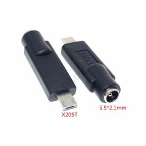 ASUS호환 Eeebook X205TA 노트북 용 USB 사각형 DC 전원 플러그 커넥터 어댑터에 1피스 DC5.5x2.1mm 여성