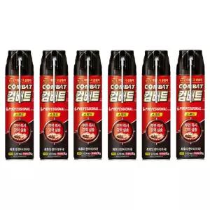컴배트 스피드 에어졸 500ml, 6개