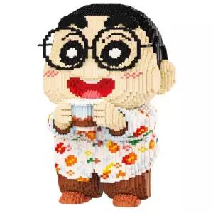 크레용 신짱 짱구 캐릭터 나노 블럭 어린이 조립 놀이 취미 선물 세트