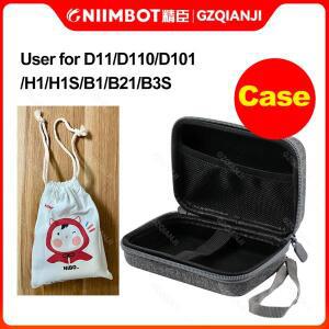 Niimbot D11 B1 라벨 프린터 가방 또는 케이스 흰색 검정색