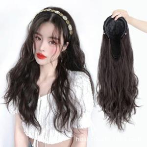 EA 여성 머리띠 긴가발 부분가발 헤어밴드 패션 촬영소품