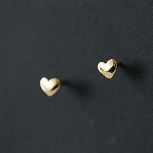 14k gold filled 핫뚜 하트 귀걸이 미니 침형귀걸이