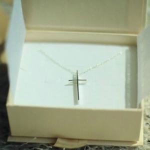 실버 십자가목걸이 은목걸이 커플목걸이